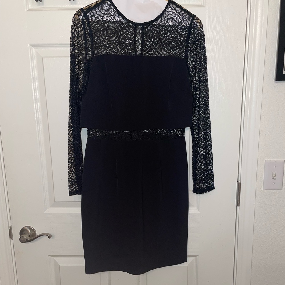 Black partly mesh Aiden size 4
